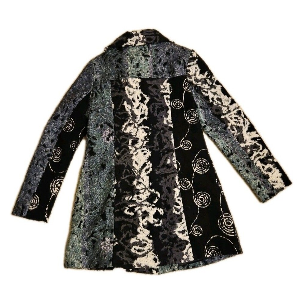 Pura Vida Womens Artistic Colorful Patchwork Jacket, Size Large - Picture 7 of 11
